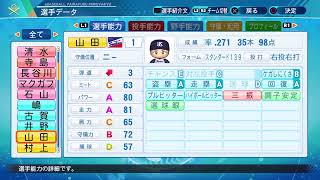 eBASEBALL パワプロプロ野球2020ver.1.04アップデート能力