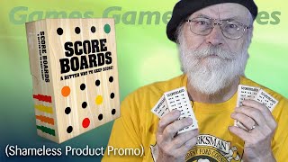 A better way to keep score for board games, card games, tabletop games, outdoor games: Score Boards!