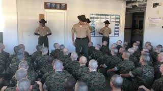 The Smoothest Senior Drill Instructor Speech you’ve ever heard!