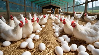 How to Raise Egg Laying Hens - Egg Harvesting - Poultry Egg Business