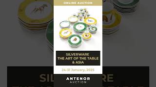 Silverware, the Art of the Table \u0026 Asia  #auction #antenor #brussels #silverware #asianart