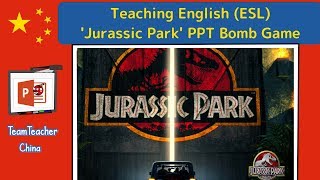 Jurassic Park PPT Game in IWB Class Lesson Plan | Classroom PPT Games