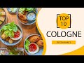 Top 10 Best Restaurants to Visit in Cologne | Germany - English