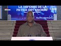 allocution du président félix tshisekedi prononcée sur la situation sécuritaire dans le nord kivu