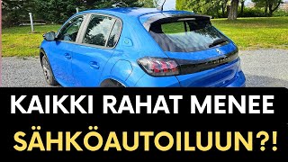 Peugeot e-208 SÄHKÖAUTON jäätävä arvonalenema 27 kk?!