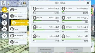 SAO Integral Factor - How to upgrade your weapon proficiency [1H Sword]