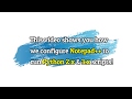 How to run Python scripts in Notepad++?