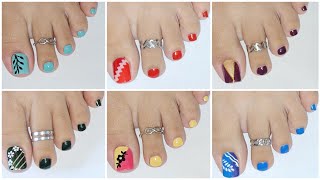 Glamorous Toe Nail Art for Perfect Pedicures | Best foot nail designs tutorial | Nail Delights 💅