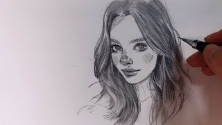 Daily drawing /연필그림/인물화/드로잉/얼굴그리기