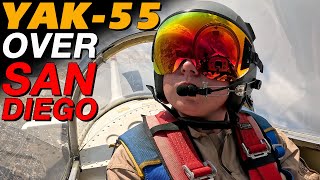 Flying the Yakovlev Yak-55M Over SAN DIEGO HARBOR!