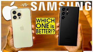 WHICH IS BETTER!? iPhone 14 Pro MAX vs Galaxy S22 Ultra BRUTALLY HONEST