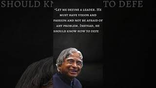 Dr. A.P.J. Abdul Kalam Inspiring Quotes #shorts #shortsvideo #quotes #motivation #short #leadership