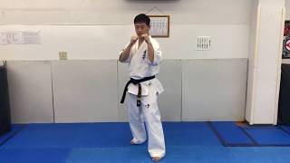 組手立ち　森善十朗が教える超初心者向け講座　極真空手Kumite　Karate kyokushin Zenjuro Mori