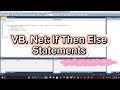 How to use If then Else statements using VB.net - for beginners