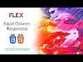 Flexbox equal height columns - For Beginners -  2020 |  Developerdiary