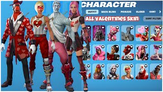 All Fortnite Valentine Skins Showcase! (2018-2023)