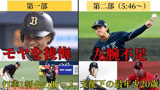 【二部構成】モヤ解雇の後悔と左腕不足【矢澤 宏太】【曽谷 龍平】【森下 瑠大】【大野 稼頭央】