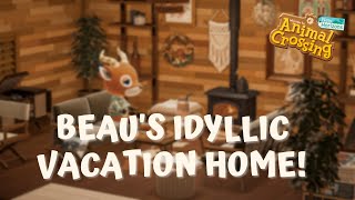 Decorating Beau The Perfect Vacation Home! // Animal Crossing New Horizons Happy Home Paradise