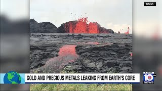New study suggests Earth's core leaking gold
