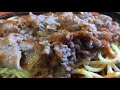 天神「グルメ風月」のビーフバター焼き