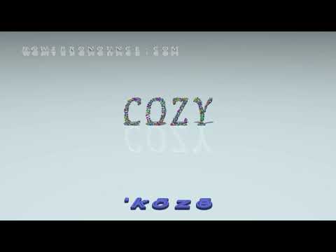 How do you use cozy in a sentence?