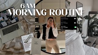 6AM MORNING ROUTINE 2023 | healthy habits & productivity for January
