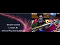 SaraLe Varase Lesson #1 | Carnatic Music Instrumental Veena Play Along | 3 speeds | Shreya Ramaswamy