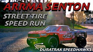 ARRMA Senton 3S Speed Run - Duratrax SpeedTreads SpeedHawk Tires