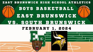 EBHS Boys Basketball vs. South Brunswick 2/1/2024