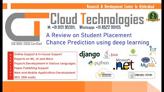 A Review on Student Placement Chance Prediction using deep learning | Python IEEE Projects Hyderabad
