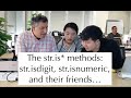 Python standard library: The str.is* methods