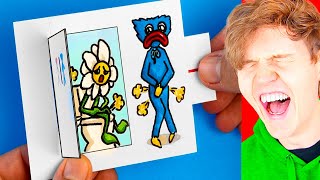 CRAZIEST POPPY PLAYTIME *CHAPTER 3* ART VIDEOS EVER!? (LANKYBOX REACTION!)