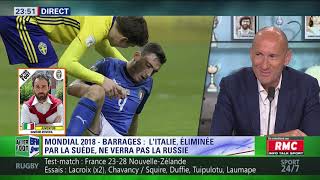 After Foot du mardi 14/11 – Partie 4/4 - Retour sur l'élimination de l'Italie au Mondial 2018