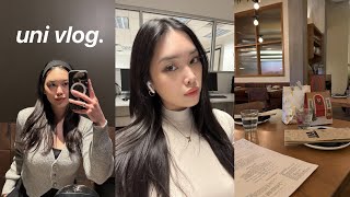 UNI VLOG☕️: Balancing school, work, and social life, what's in my backpack, computer science student