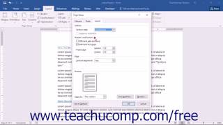 Word 2016 Tutorial Layout Settings Microsoft Training