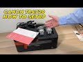 How to Setup Canon PIXMA TR4720 Printer For the First Time +Connect  to PC & Scan