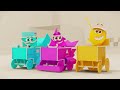 return of the printing crew full episode s1 e26 learn colours kids cartoons colourblocks