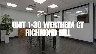 Unit 1-30 Wertheim Ct, Richmond Hill, ON L4B 1B9, Canada