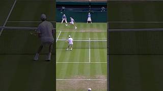 Federer Stunning Shot At Wimbledon🔥🔥🔥 #shorts