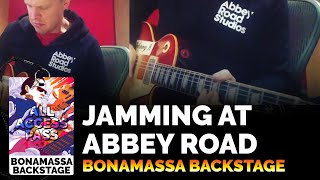Bonamassa Backstage - Warm Up Jam at Abbey Road Studios in London