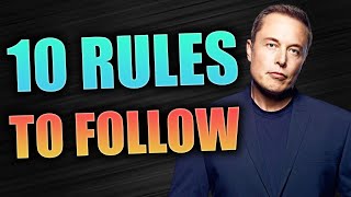 10 Shocking Rules Elon Musk Follows Daily