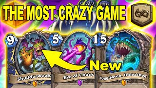 Chaotic Tendril Shudderwock Shaman! The Most CRAZY Random Game At Titans Mini-Set | Hearthstone