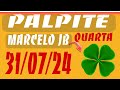 PALPITE DO DIA 31/07/2024 JOGO DO BICHO MARCELO JB