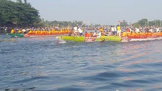 গাজীপুর সদর পিরুজালী ঐতিহ্যবাহী বিশাল নৌকা বাইচ,,,, বোরহান/হারানো মানিক/বাঘের বাড়ি