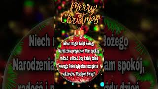 Życzenia świąteczne na Boże Narodzenie 2024 rok. #christmas #kolęda #bożenarodzenie2024