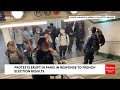 protests erupt in paris s republic square in response to french election results