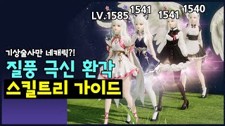 ｜ 스킬 룬 보석 딜사이클｜질풍노도 환각 기상술사 [로스트아크]