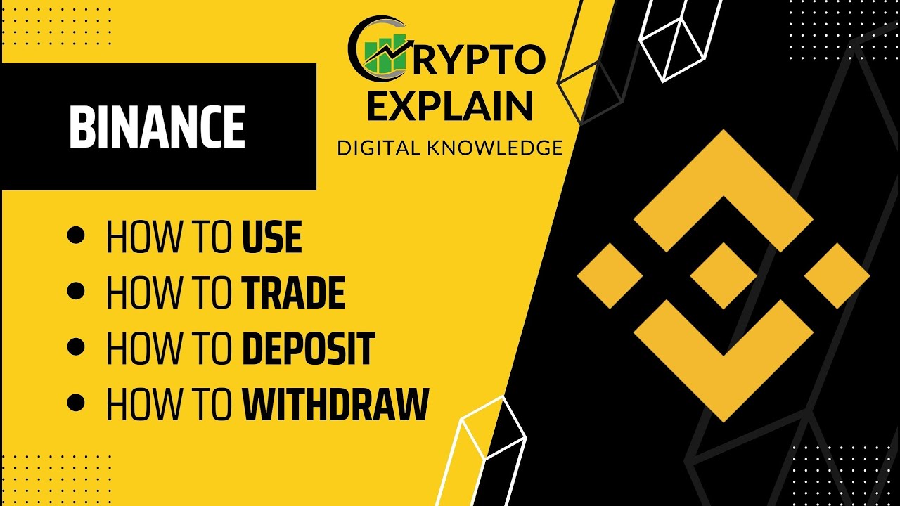 BINANCE Tutorial, All About USE & TRADE Guide For Beginners - YouTube