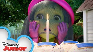 Happy Birthday in French!🎂 | Music Video | Fancy Nancy | Disney Junior