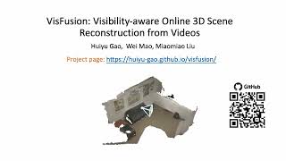 CVPR 2023 Paper: VisFusion - Visibility-aware Online 3D Scene Reconstruction from Videos (Gao et al)